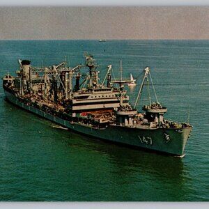 Postcard  Unposted  Warships [Oilers] Lot of 8 Historic Collection #1173